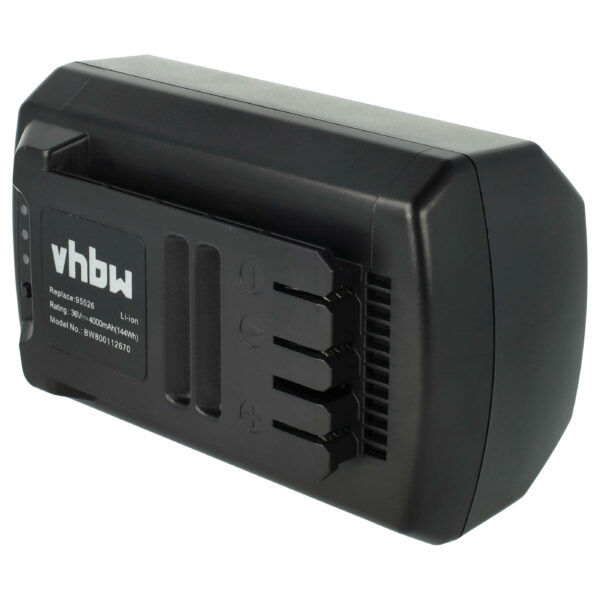 Bateria vhbw 36V 4000 mAh Li-Ion para Garden Feelings R1S-360-AH-C