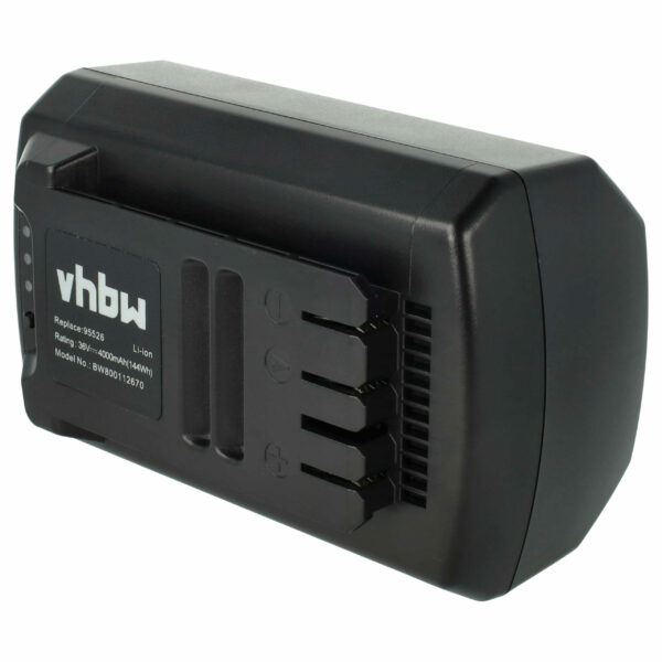 Bateria vhbw 36V 4000 mAh Li-Ion para Garden Feelings R1S-360-AH-C