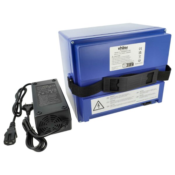 Bateria vhbw para Trotinete Elétrica - 20 Ah 60 V Li-Ion com Carregador