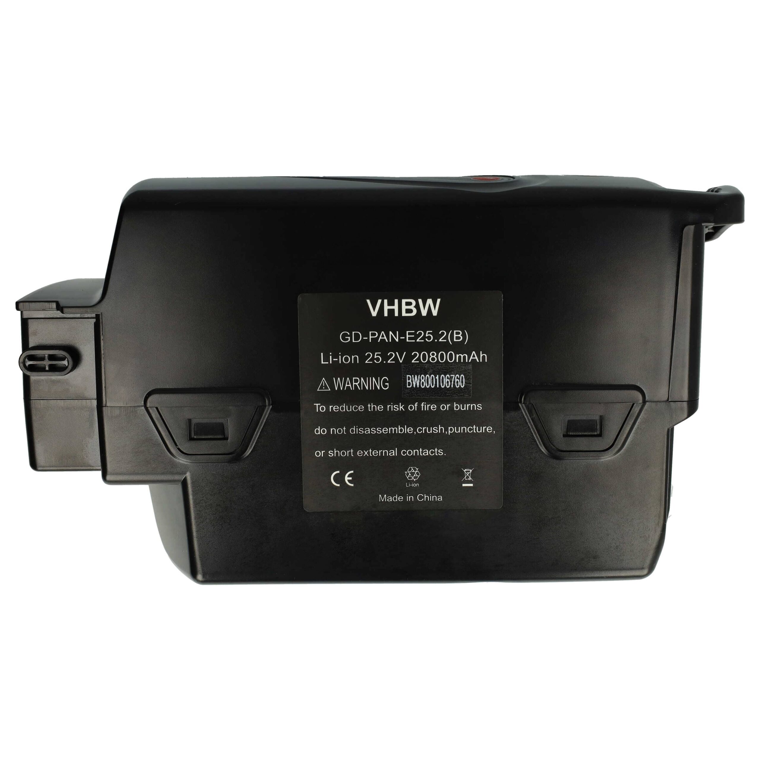 Bateria para Bicicleta Elétrica vhbw 25.2V 20.8Ah Li-Ion - Compatível com Flyer, Kalkhoff, Kettler, Raleigh e outros - Image 3
