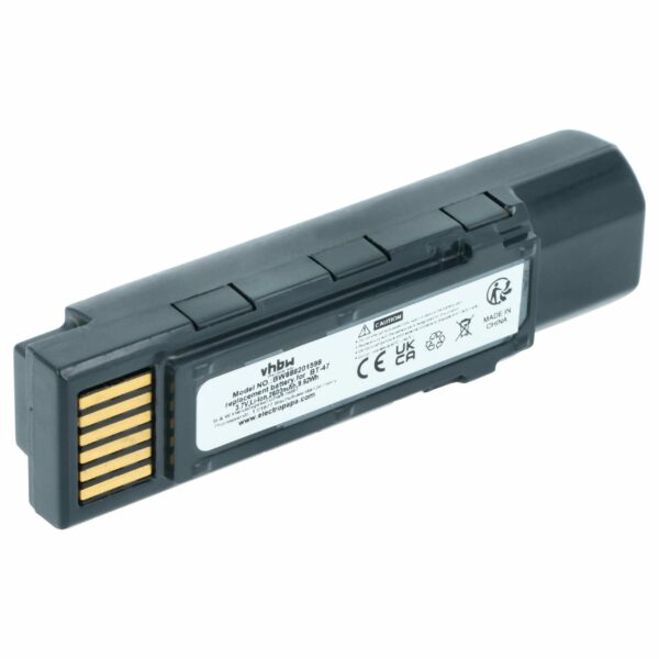 Bateria vhbw para Datalogic 128004721, BT-47, RBP-GM45 - Scanner POS 2600 mAh 3.7 V