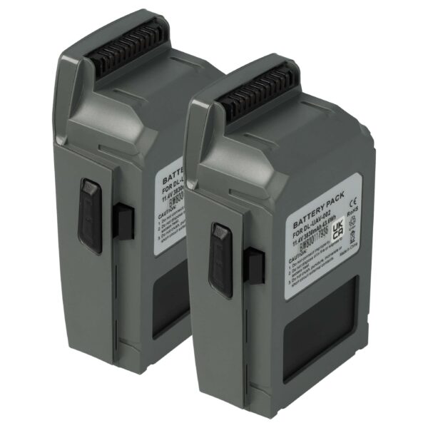Bateria vhbw compatível com DJI - 3800 mAh 11.1V Li-polymer (Pack 2x)