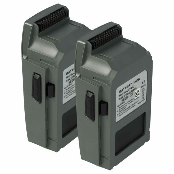 Bateria vhbw compatível com DJI - 3800 mAh 11.1V Li-polymer (Pack 2x)