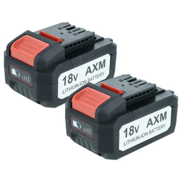 2x Bateria EXTENSILO para Flex Lithium Power 18V - 5000 mAh, Li-Ion