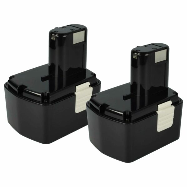 2x Bateria vhbw para Hitachi 14.4V 3300 mAh NiMH (substitui 319104, 315129, 315130, 315128)