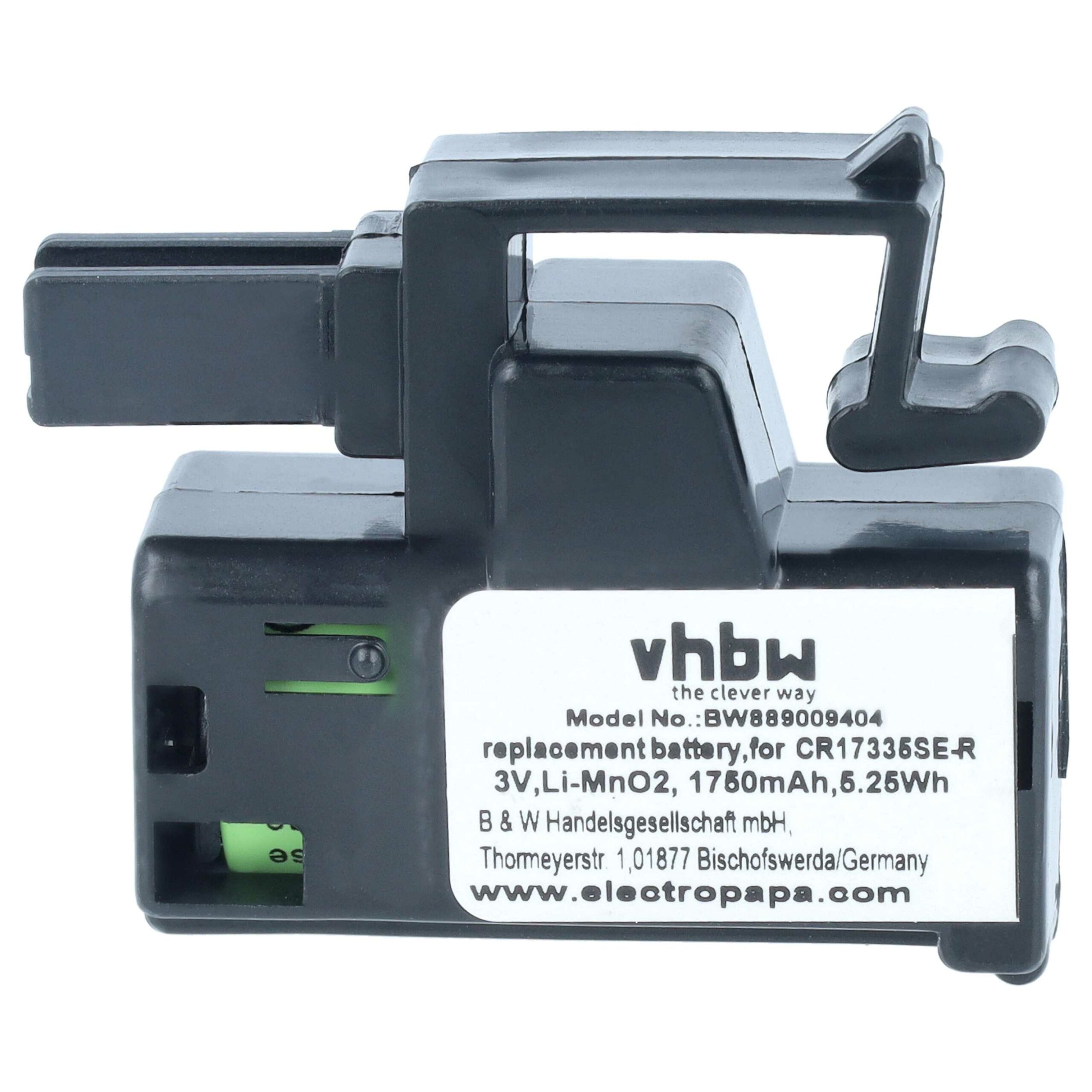 2x Bateria CR17335SE-R para GE Fanuc A98L-0031-0026 - Li-MnO2, 3.0V, 1750 mAh - Image 3