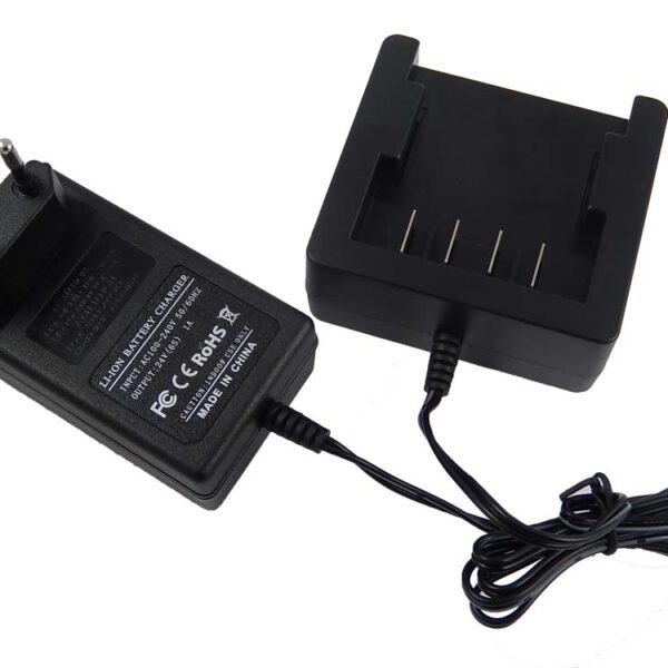 Carregador vhbw para baterias Greenworks, Alpina, Stiga 24V