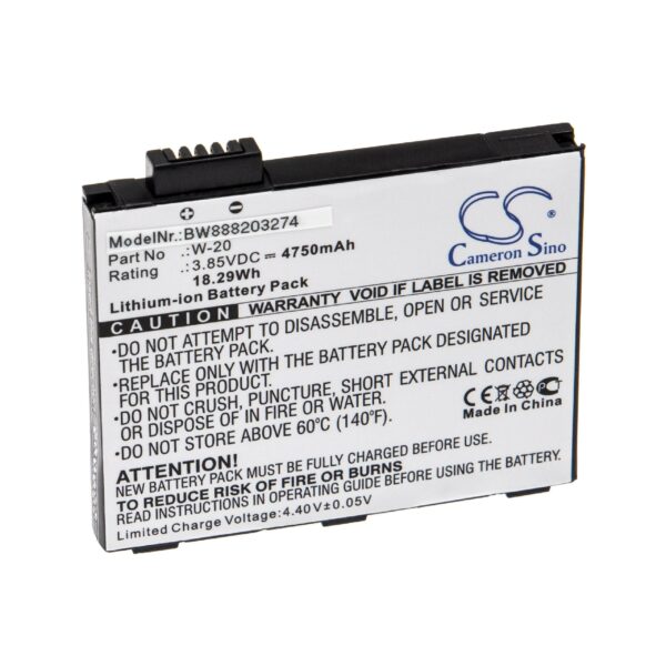 Bateria vhbw para Netgear W-20 e Nighthawk M5/M6 - 4750 mAh 3.85 V Li-Ion