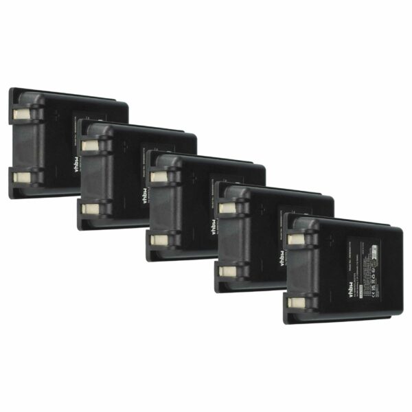 5x Bateria de Substituição para Telecomando Industrial Autec MH0707L, NC0707L - 2300 mAh
