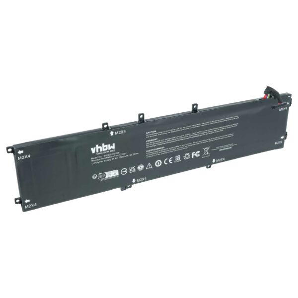 Bateria vhbw para Portátil Dell - 7300 mAh 11.4 V Li-Ion (Substitui 01P6KD, 62MJV, M7R96, 4GVGH)