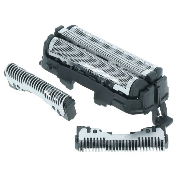 Cabeça de barbear e 3 lâminas vhbw compatível com Panasonic WES9013, WES9013Y1361 - preto