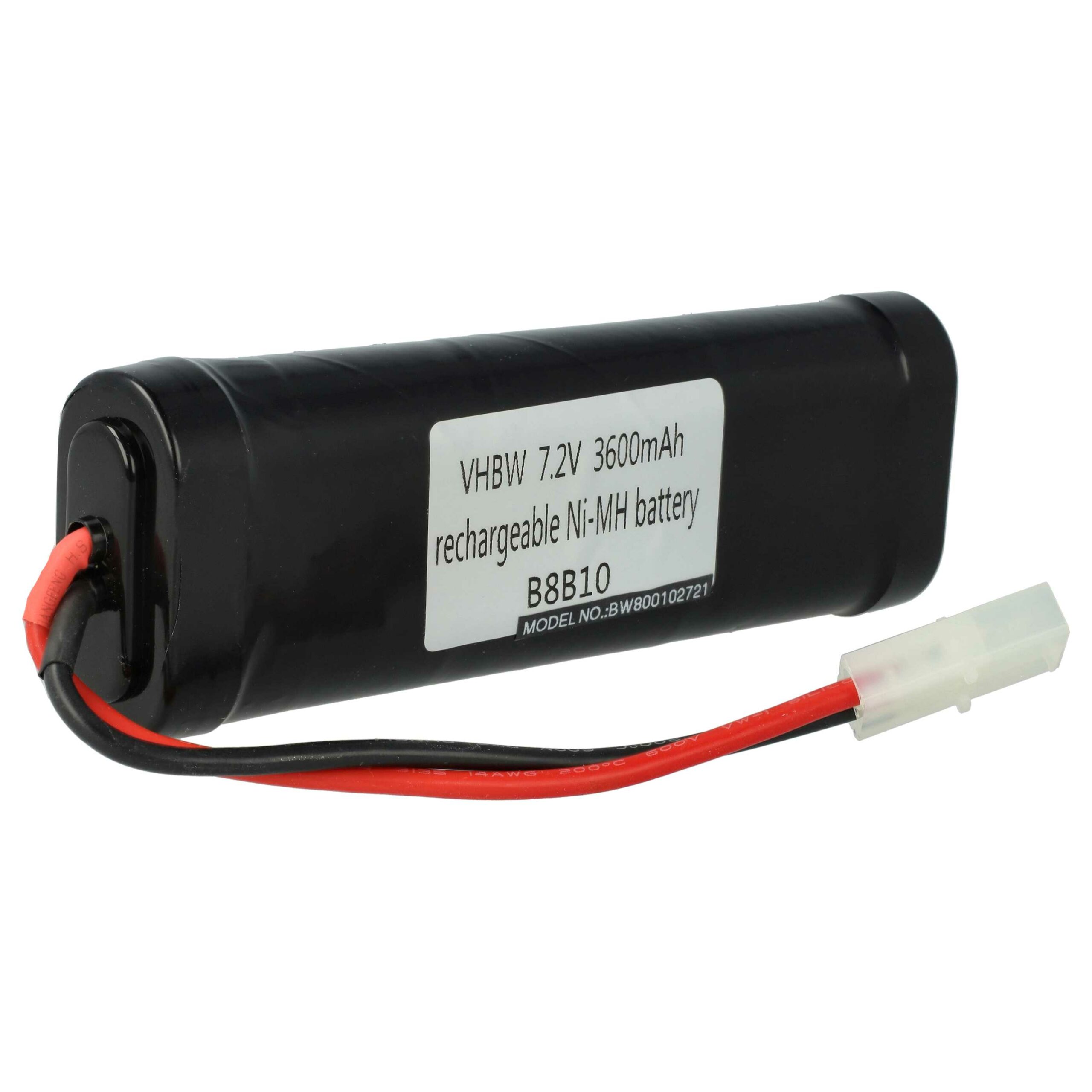 Bateria vhbw para Modelismo - 3600 mAh 7.2 V NiMH, Tamiya