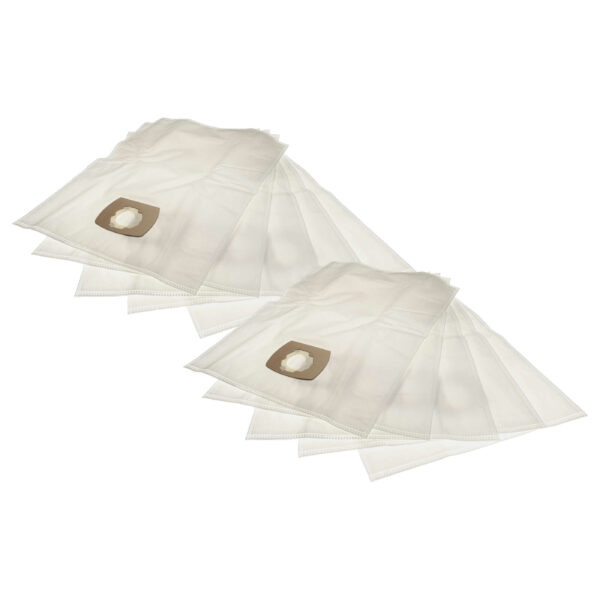 10x Sacos para Aspirador Flex 385.093 - microfibra vhbw