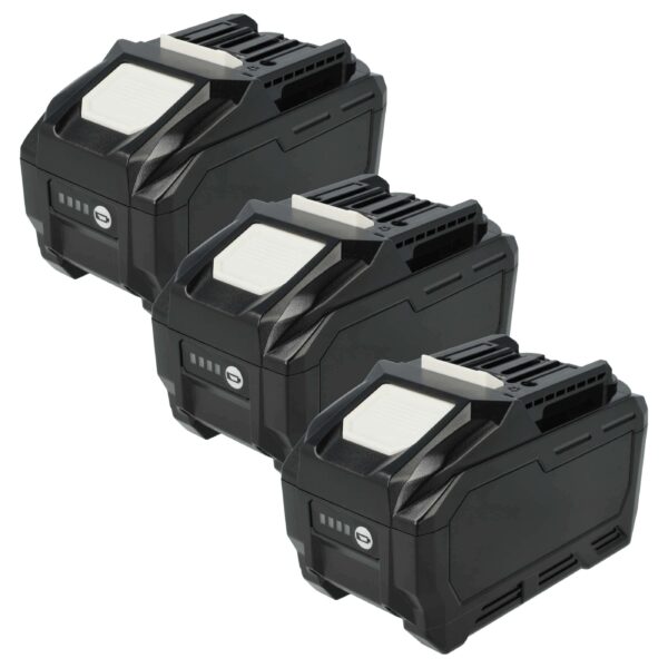 Kit 3x Bateria vhbw 40V 5000 mAh Li-Ion para Makita 191L29-0, BL4020, BL4025, BL4040