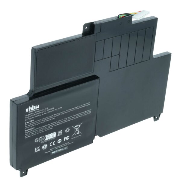 Bateria vhbw para Lenovo 45N1095, 45N1094, 45N1093, 45N1092 - 2800 mAh 14.8 V Li-polymer
