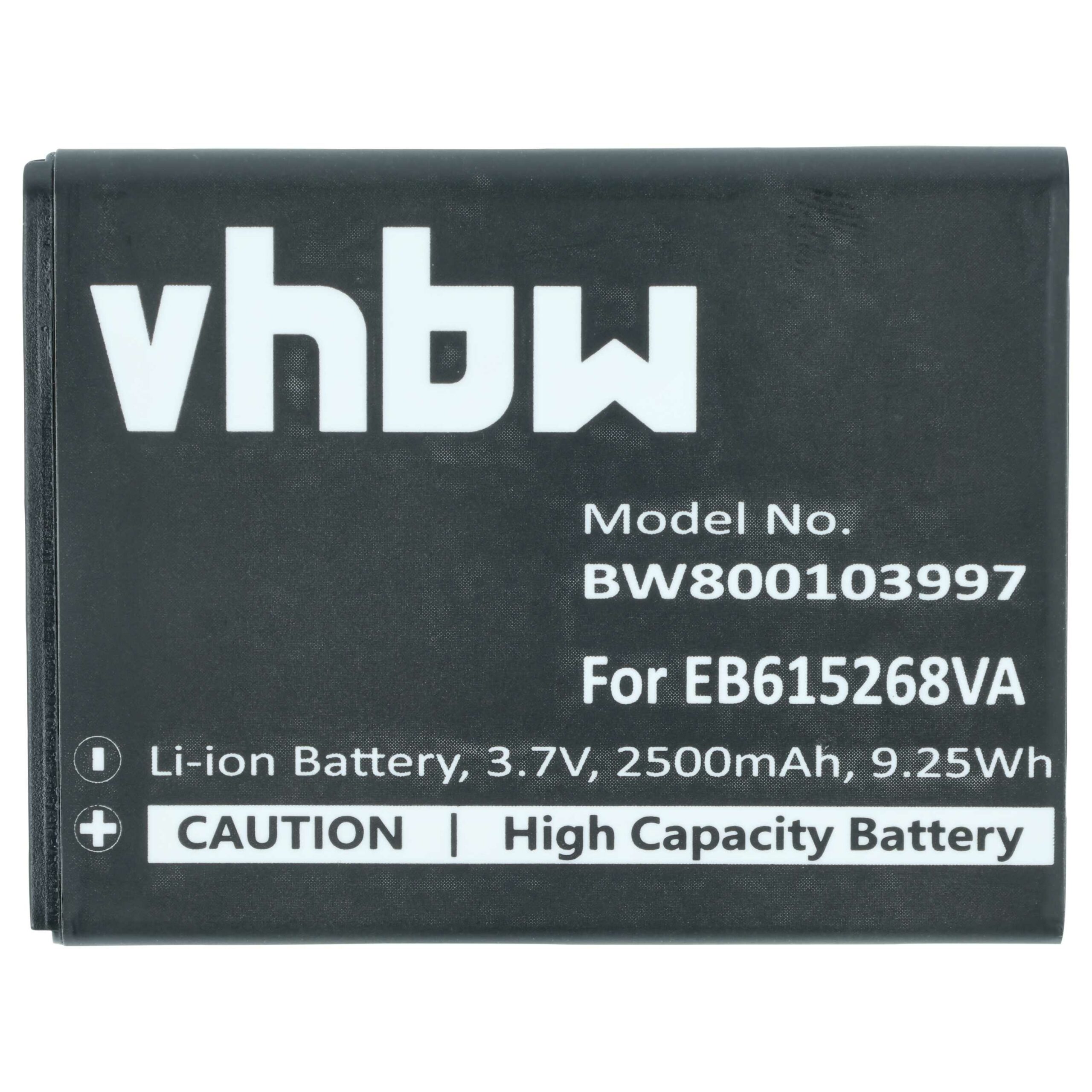 Bateria vhbw para Samsung Galaxy Note - 2500 mAh 3.7 V Li-Ion (substitui EB615268VK, EB615268VABXAR, EB615268VA) - Image 3