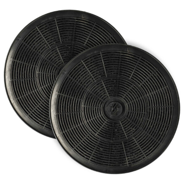 2x Filtro de carvão ativado vhbw para exaustor Gorenje AH031, 163644 - 23 cm