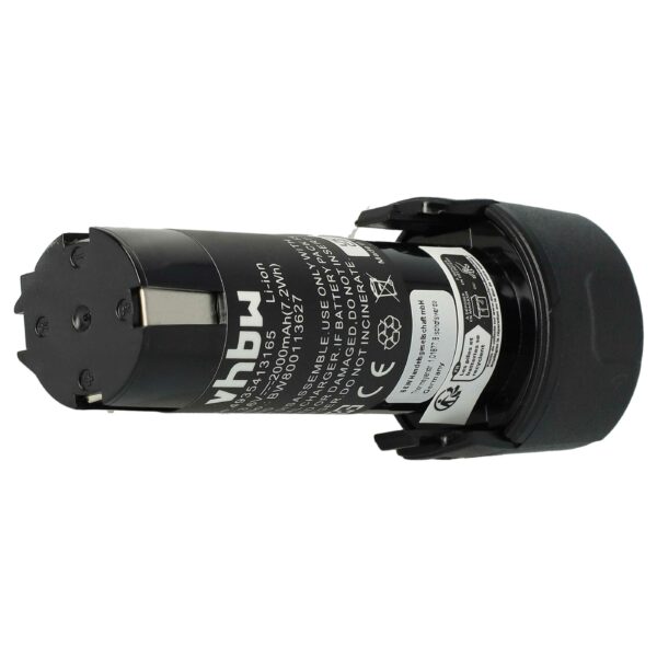 Bateria vhbw para Aparafusadora AEG - 2000 mAh, 3.6 V, Li-Ion (substitui 4935413165, 4932352969)