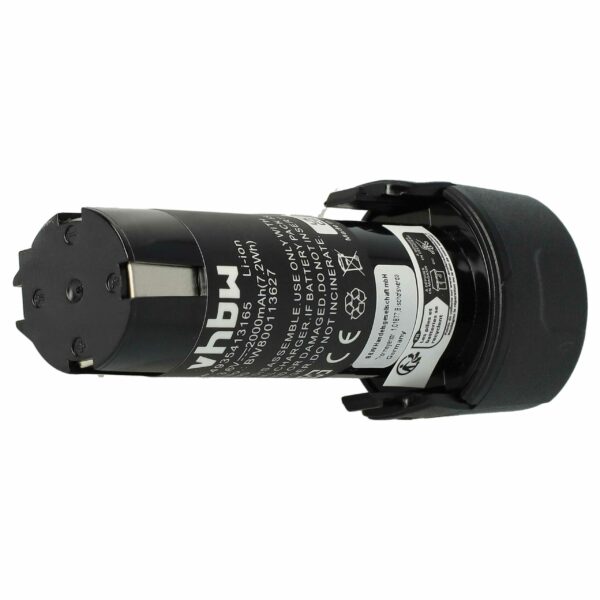 Bateria vhbw para Aparafusadora AEG - 2000 mAh, 3.6 V, Li-Ion (substitui 4935413165, 4932352969)