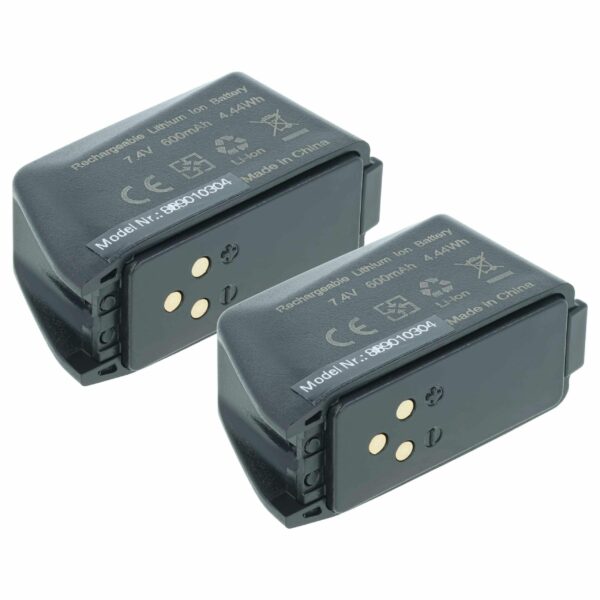 2x Bateria para Desviador SRAM eTap AXS e compatíveis - Li-Ion 7.4V 600mAh vhbw