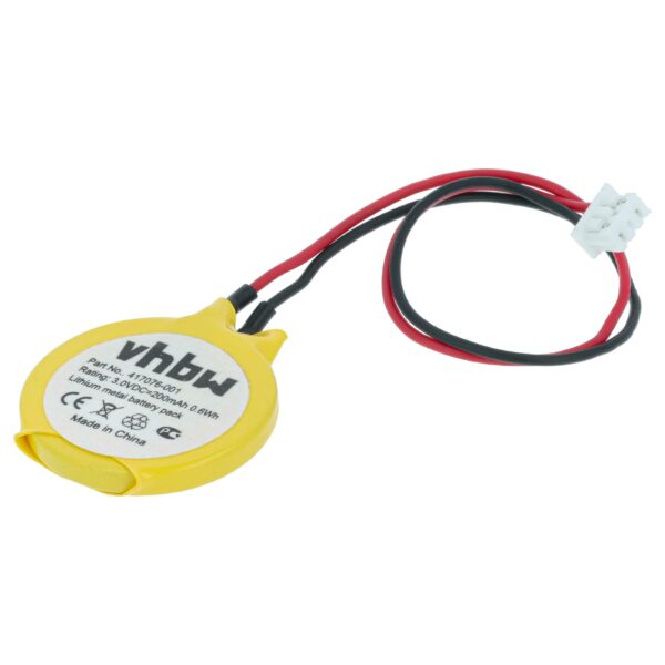 Bateria BIOS para Portátil vhbw 200 mAh 3V Li-Ion - Compatível Lenovo, HP, Acer, Dell