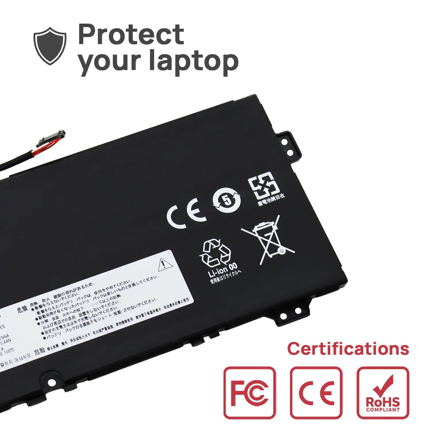Bateria L19M4PG2 7.7V 6360mAh para Portátil Lenovo IdeaPad Flex 5 CB-13IML05, ThinkPad C13 Yoga G1 Series - Image 5