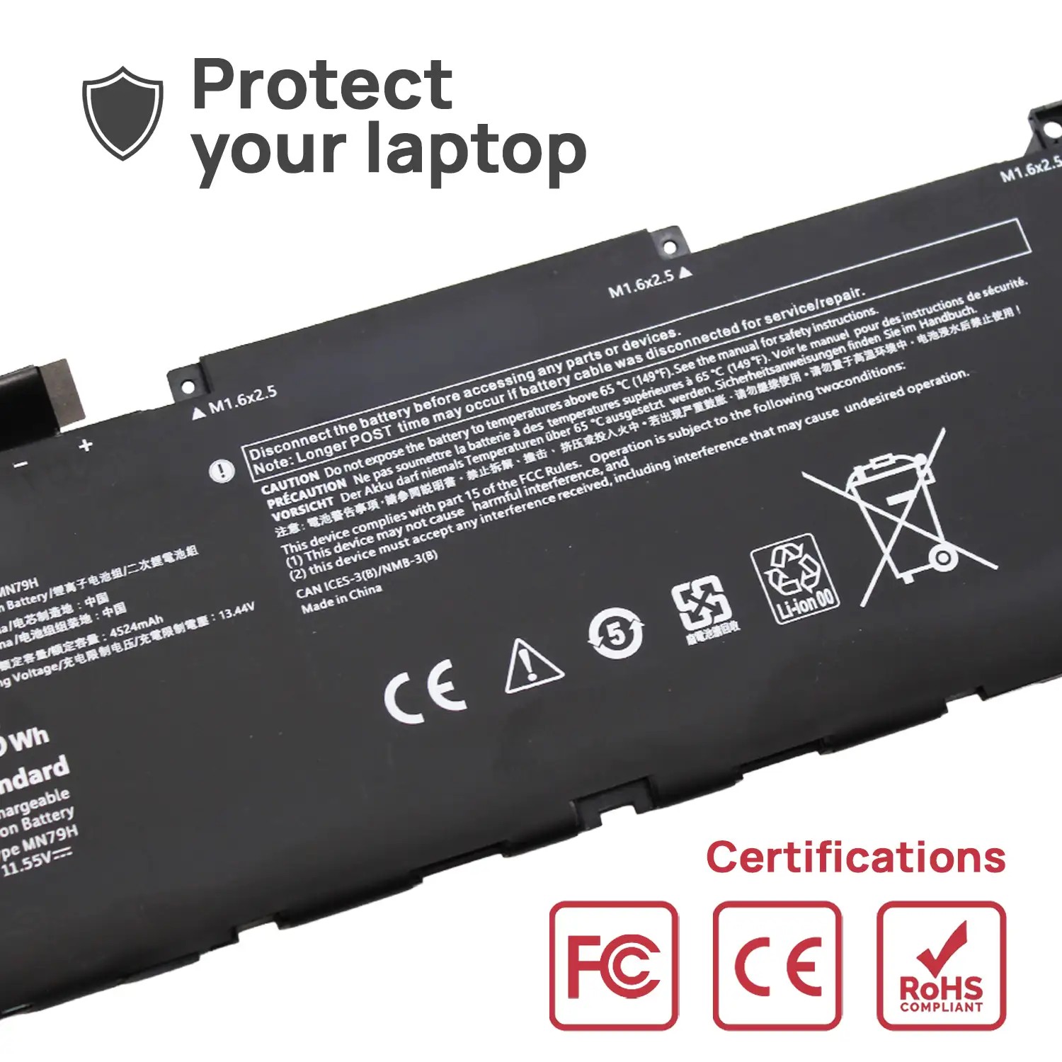 Bateria MN79H para Portátil Dell XPS 13 (9320, 9340, 9345, 9350) - Substituição de Alta Qualidade - Image 5