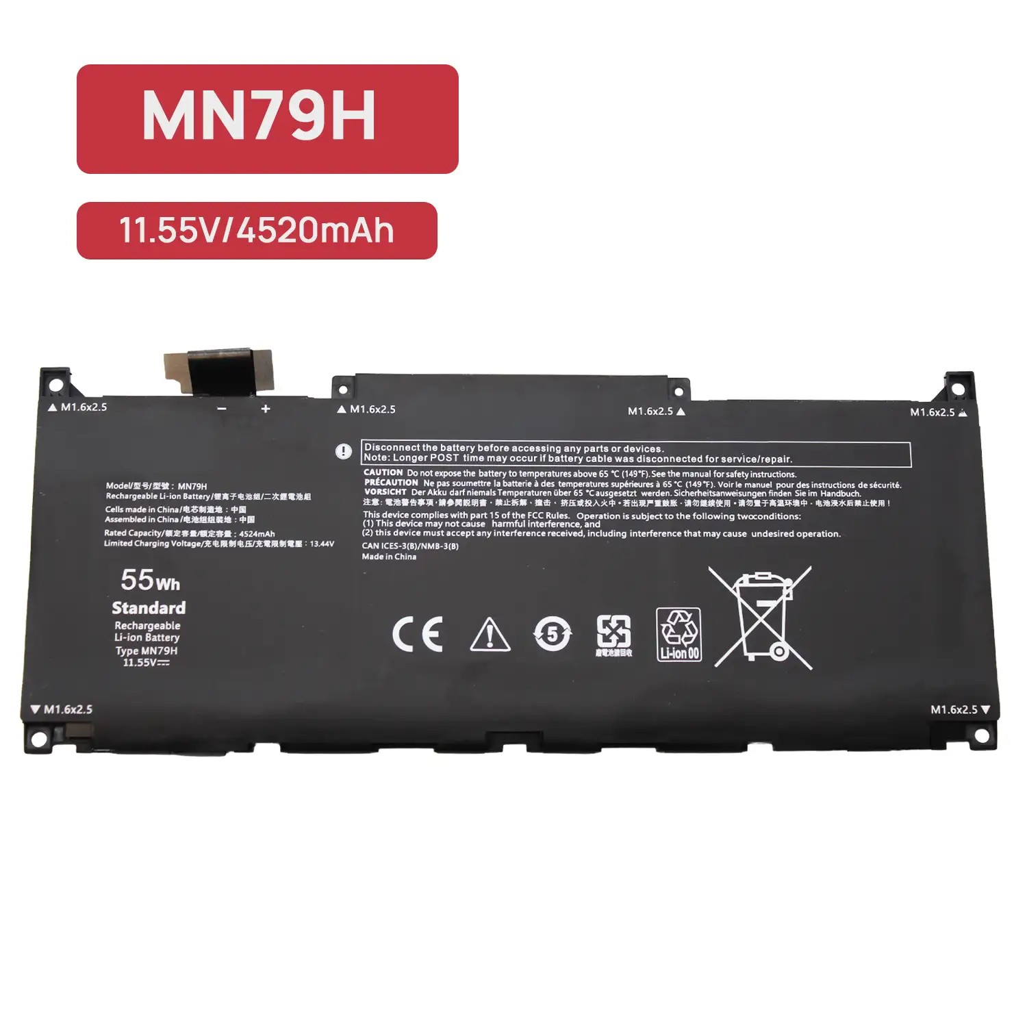 Bateria MN79H para Portátil Dell XPS 13 (9320, 9340, 9345, 9350) - Substituição de Alta Qualidade - Image 2