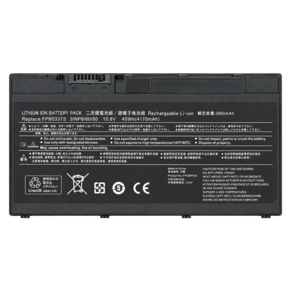 Bateria FPB0337S para Portátil Fujitsu Lifebook P727, P728, U727, U728, U729, U729X - Green Computer
