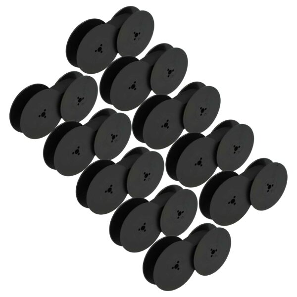 10x Fita de tinta como GR1 para Facit 733/Triumph Adler Electric e outros - Preto vhbw