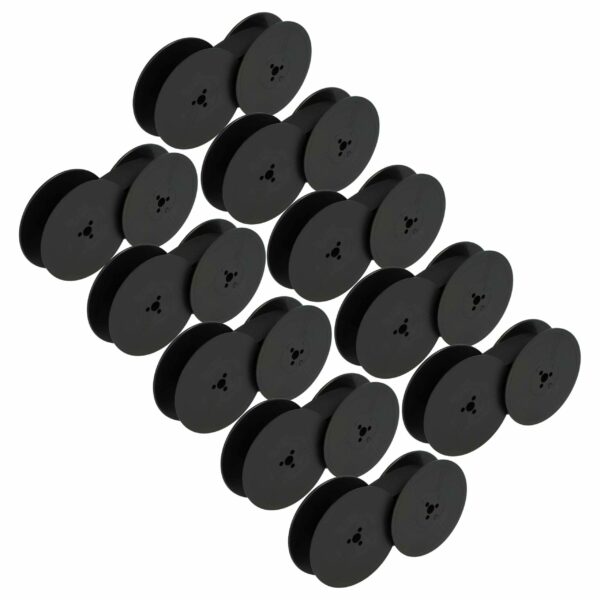 10x Fita de tinta como GR1 para Facit 733/Triumph Adler Electric e outros - Preto vhbw