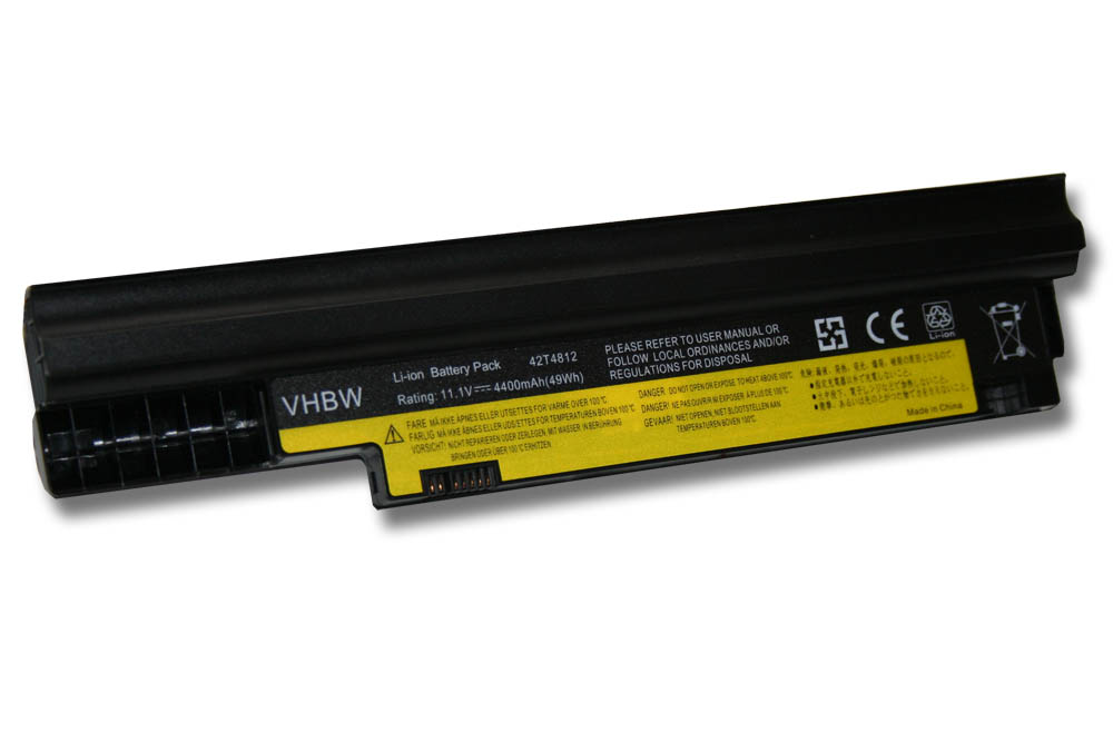 Bateria para Lenovo 42T4806, 57Y4564, 42T4815, 42T4814, 42T4807 - 4400 mAh 11.1 V Li-Ion