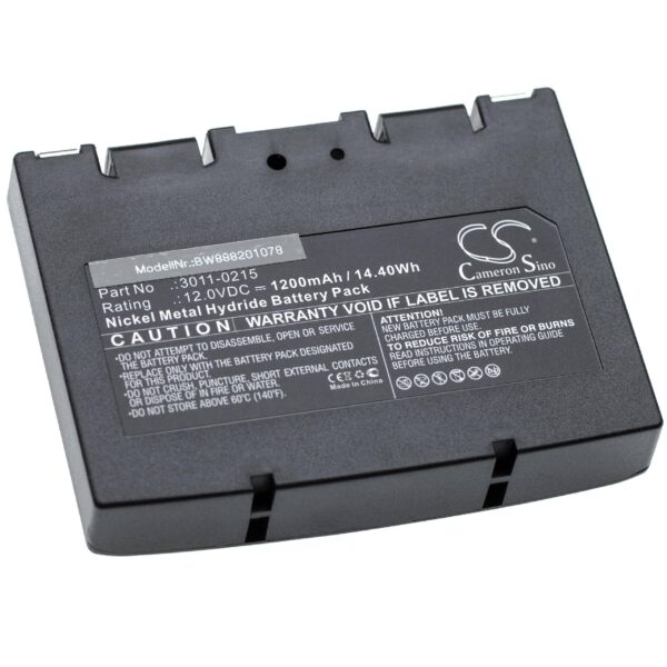 Bateria vhbw para Detector de Metais Minelab 3011-0215 - 1200 mAh 12 V NiMH