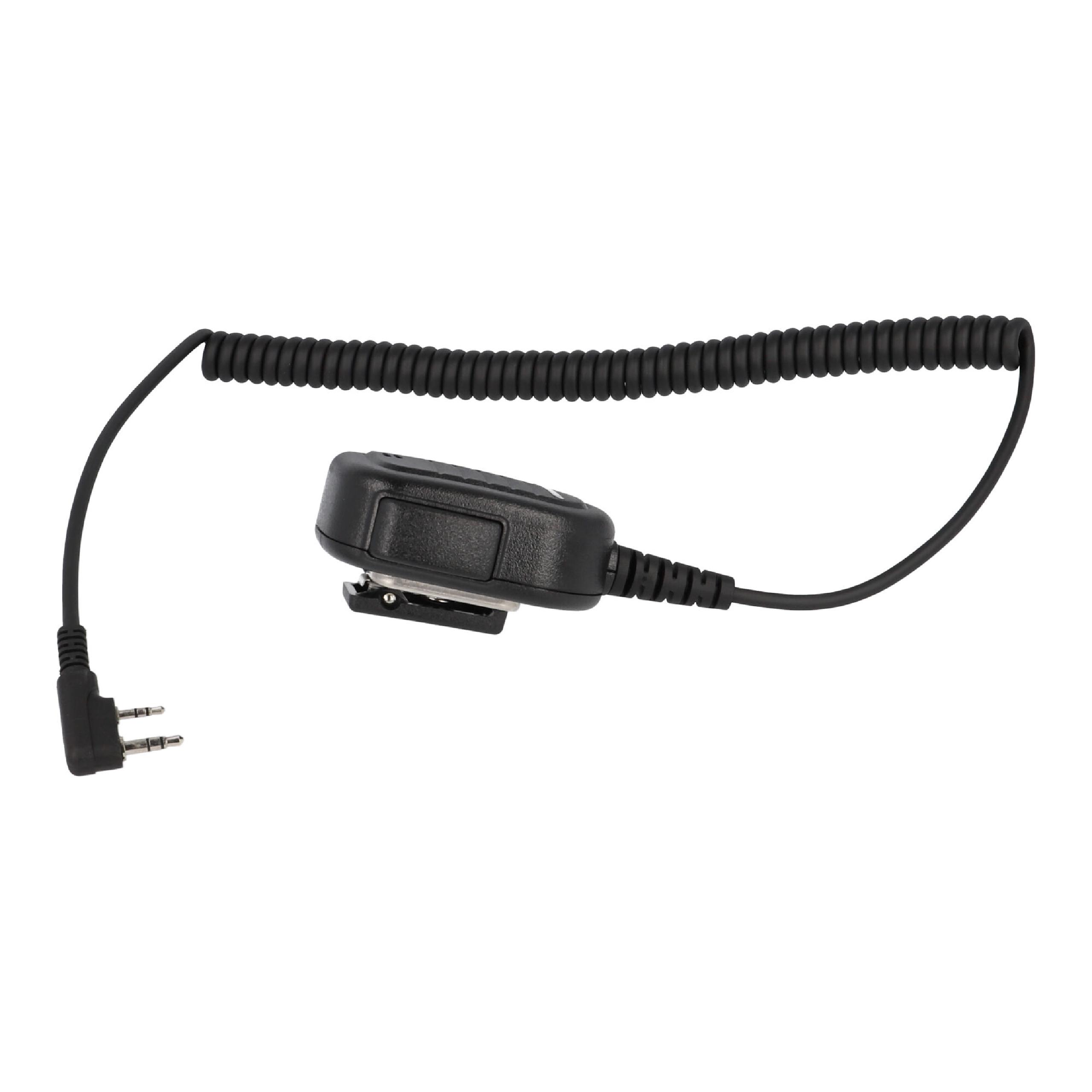 Microfone Altifalante vhbw para Walkie Talkie Kenwood Pro-Talk com Botão PTT - Image 3
