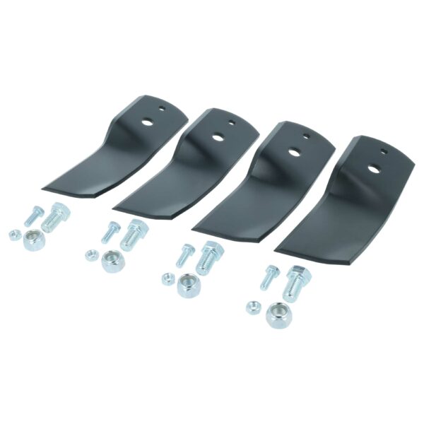 4 Lâminas de Substituição para Cortador de Relva Stiga 1134-6238-01, 1134-9119-01, 1134-7880-01 - vhbw