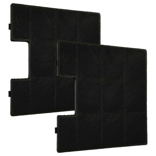 2x Filtro de Carvão Ativado Compatível com Amica KF17147, KF17141 para Coifa Zelmer