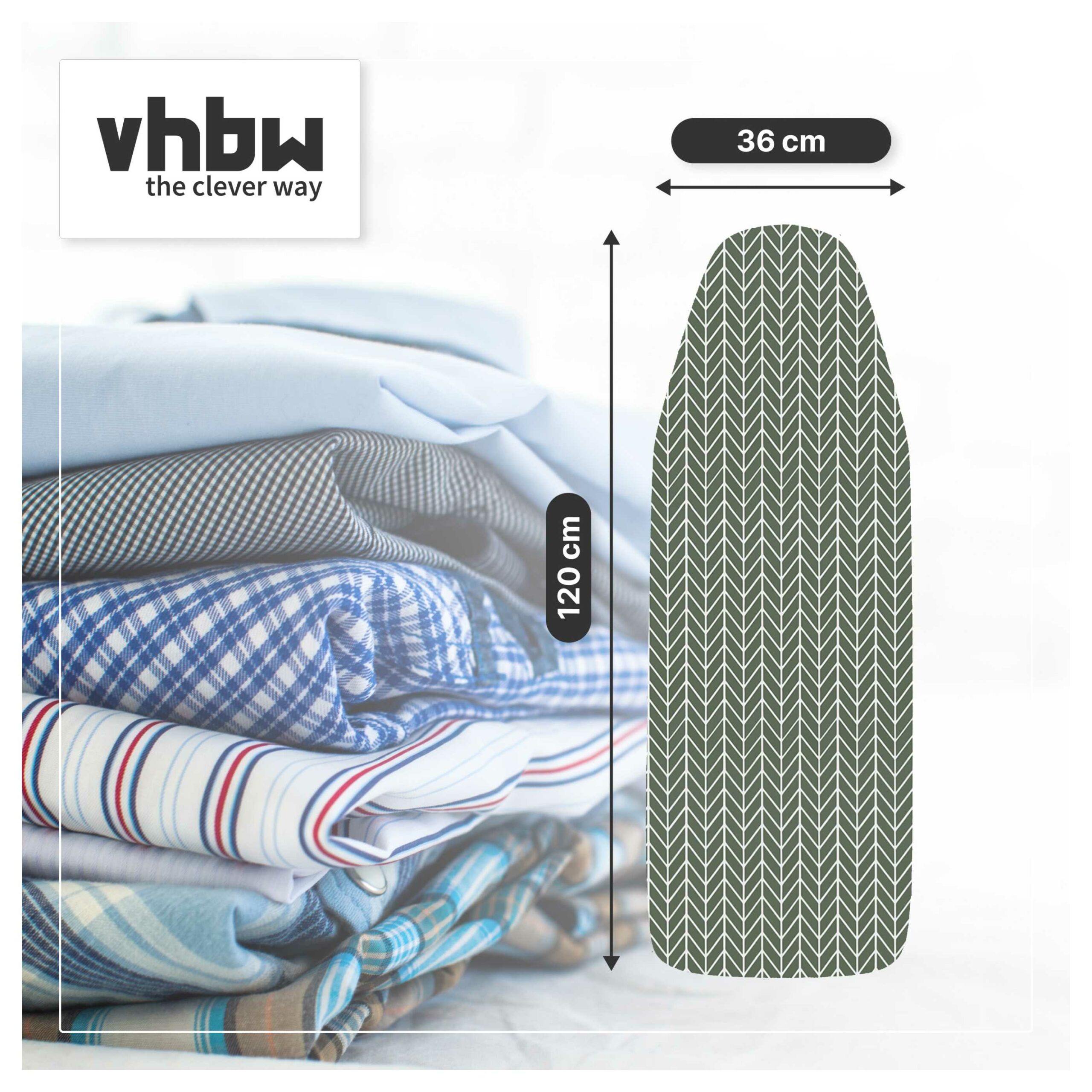 Capa universal para tábua de engomar vhbw - Image 3