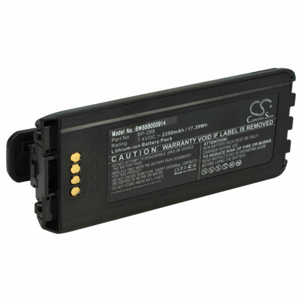 Bateria vhbw para Icom BP-288 - 2350 mAh 7.4 V Li-Ion