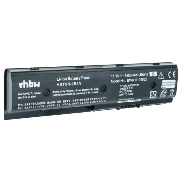 Bateria para Portátil HP Compaq vhbw - 4400 mAh 11.1 V Li-Ion (substitui 671731-001, 671567-831 e outros)