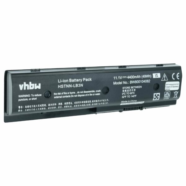 Bateria para Portátil HP Compaq vhbw - 4400 mAh 11.1 V Li-Ion (substitui 671731-001, 671567-831 e outros)