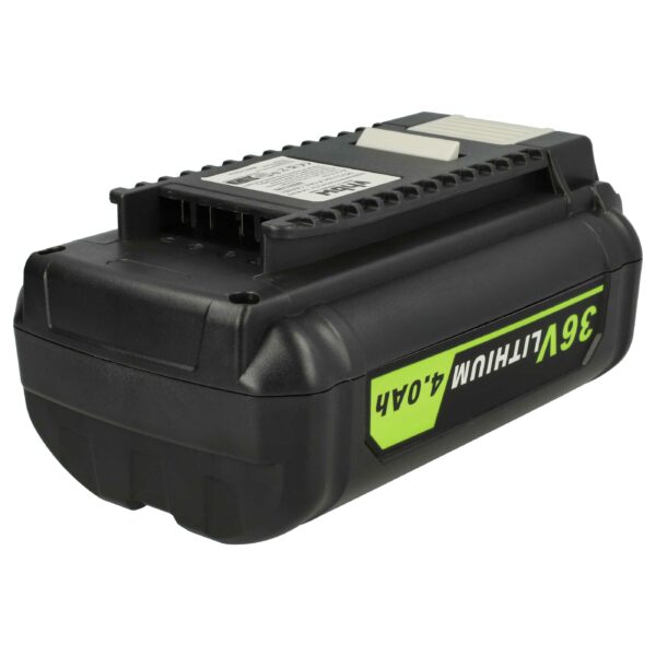 Bateria vhbw compatível com Ryobi BPL3626, BPL3640, BPL3650 - 36 V 4 Ah Li-Ion