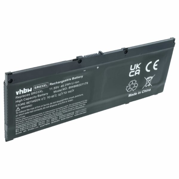 Bateria vhbw para HP (L08855-855, HSTNN-IB8L, SR03XL, L08934-1B1) - 4000 mAh 11.55 V Li-polymer