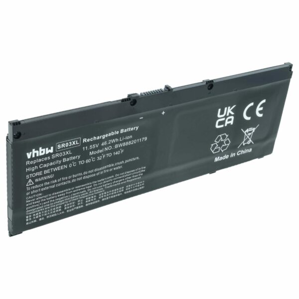 Bateria vhbw para HP (L08855-855, HSTNN-IB8L, SR03XL, L08934-1B1) - 4000 mAh 11.55 V Li-polymer