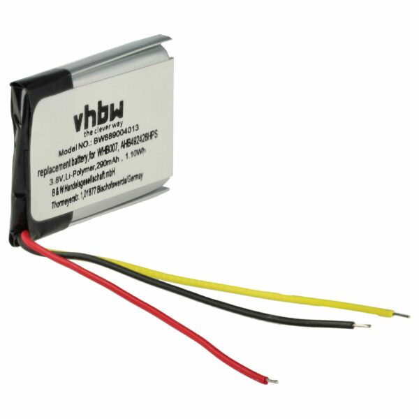 Bateria de Substituição para Auscultador Jabra - 290 mAh 3.8 V Li-Ion vhbw