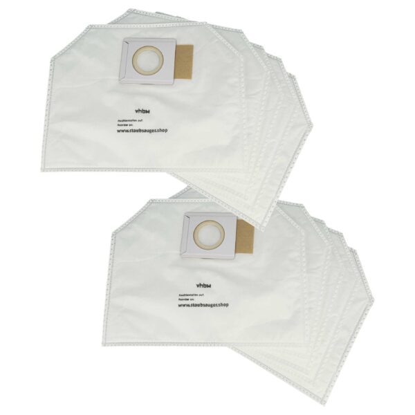 10x Sacos para Aspirador Makita 197903-8 - vhbw microfleece
