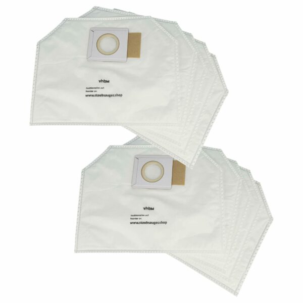10x Sacos para Aspirador Makita 197903-8 - vhbw microfleece