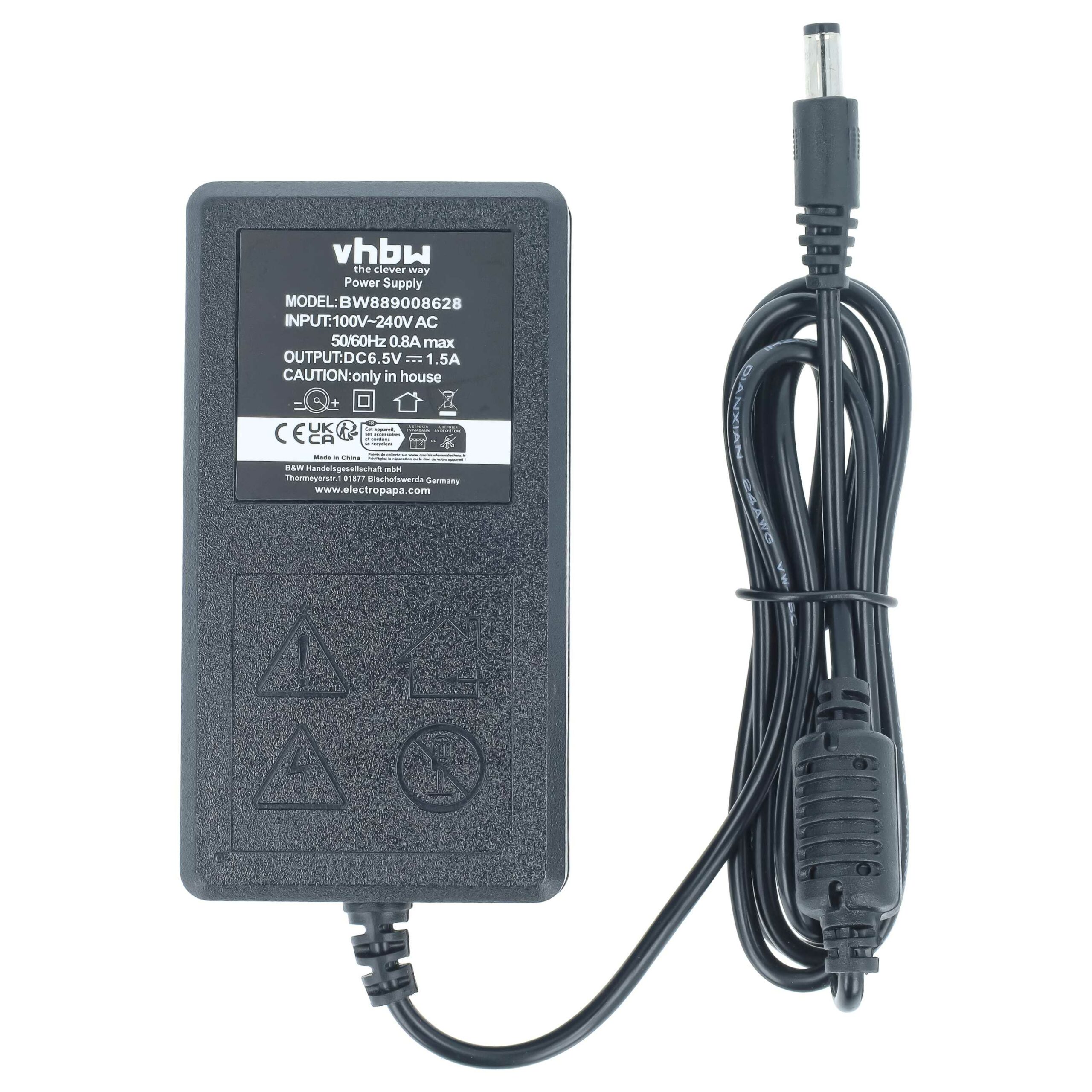 Fonte de Alimentação para Amplificador Blackstar FLY 3 - vhbw (6,5 V / 1,5 A) - Image 3