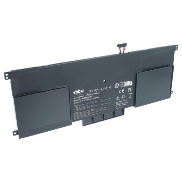 Bateria vhbw para ASUS ZenBook UX301 - Li-Polymer 11.1V 5000mAh