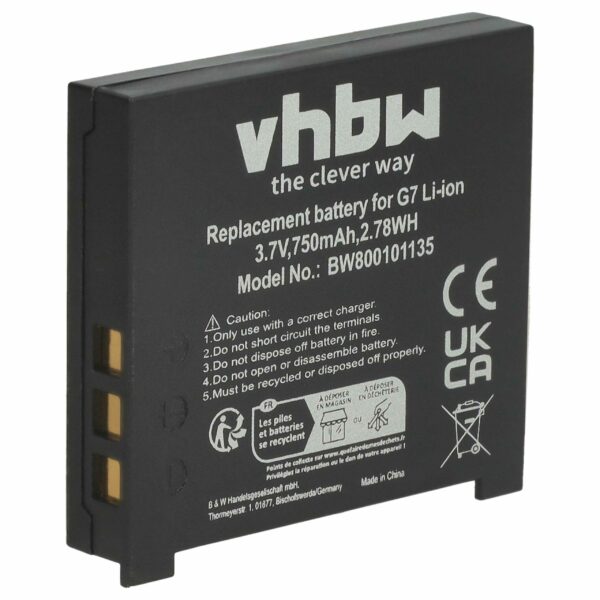 Bateria para Rato sem Fio Logitech - Substitui 190310-1000, 831410, 831409, 190310-1001 - 750 mAh 3.7 V Li-Ion