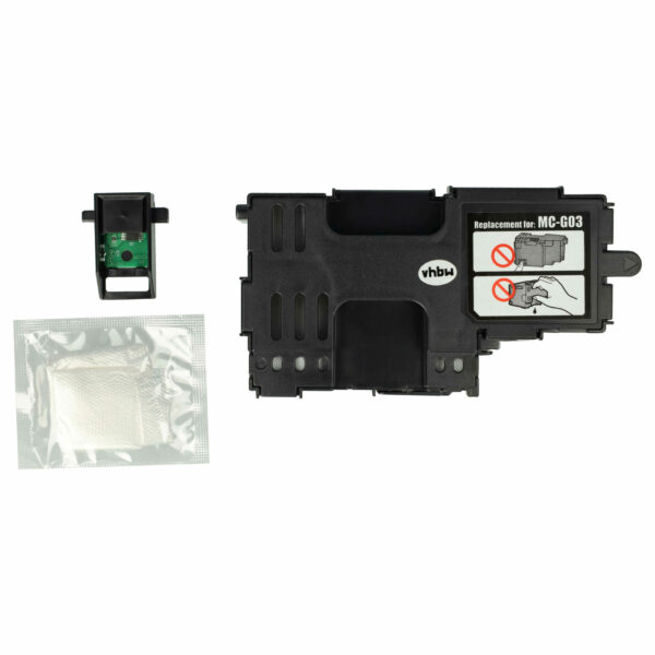 Recipiente de Tinta Residual vhbw para Canon MC-G03, 5794C001 - Preto
